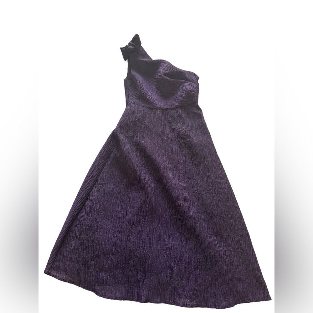 Toleen One Shoulder Bow Detail Party Dress size L
